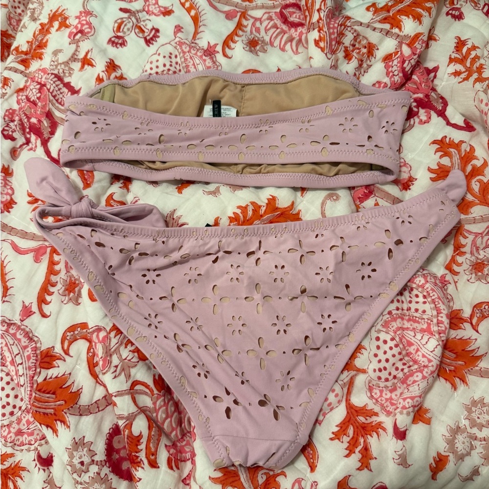 JCrew Eyelet Bikini Set - Picture 2 of 3